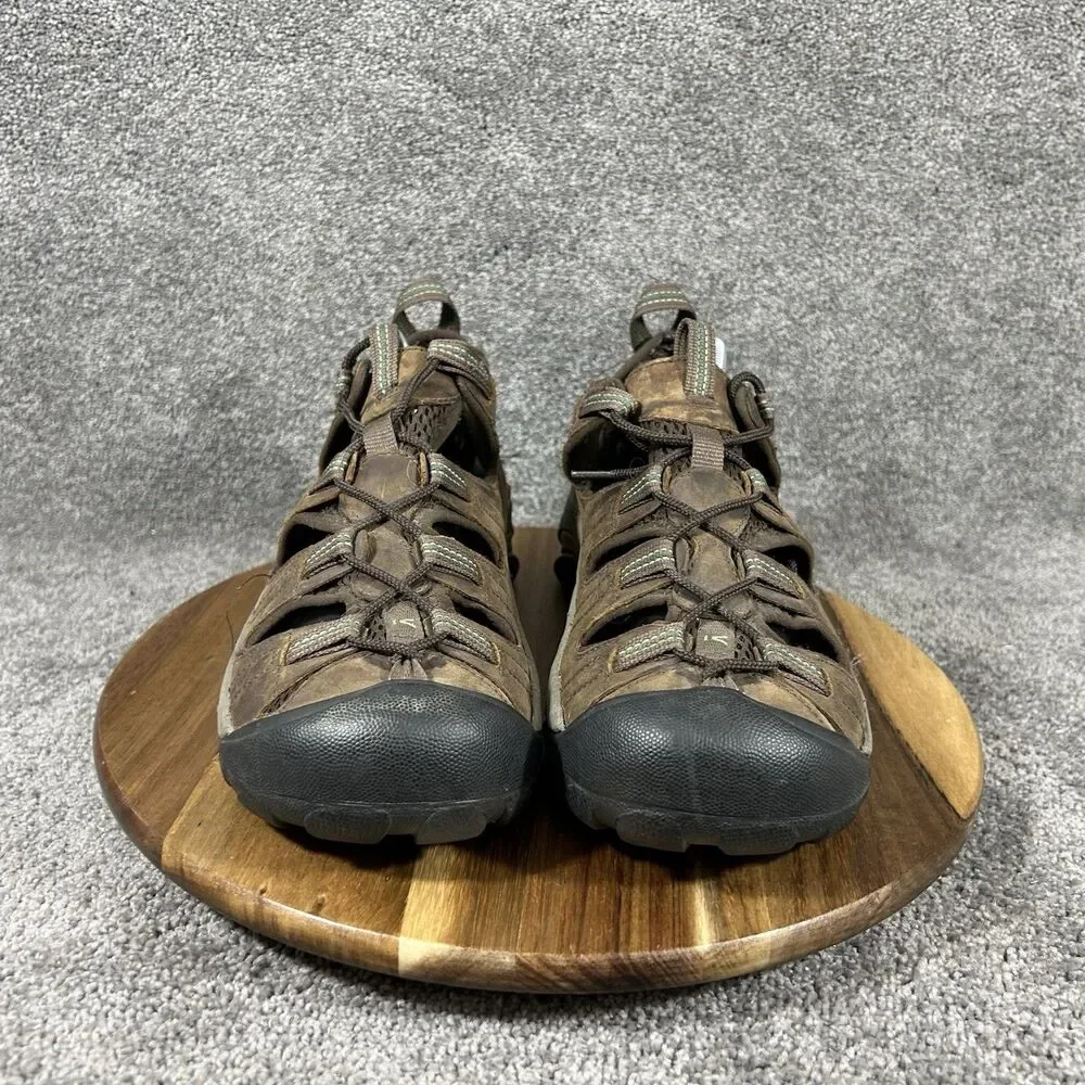 KEEN Arroyo II Men’s Size 10 Brown Leather Waterproof Trail Hiking Sandals Used